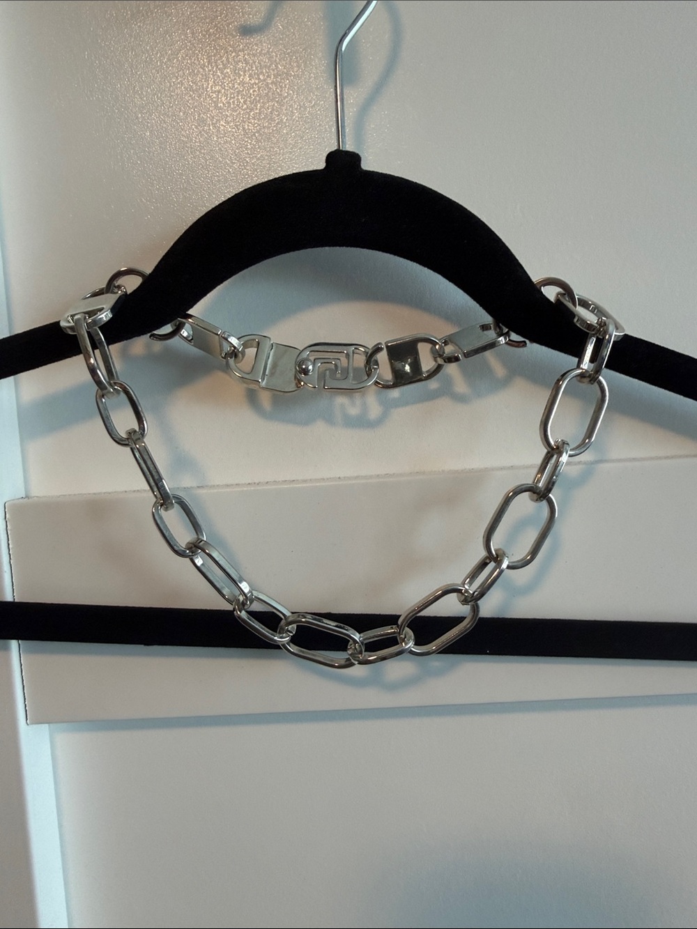 Nordstrom Silver Chunky Chain Link Necklace